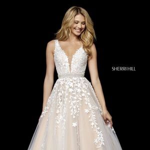 Brand new Sherri Hill Wedding Dress